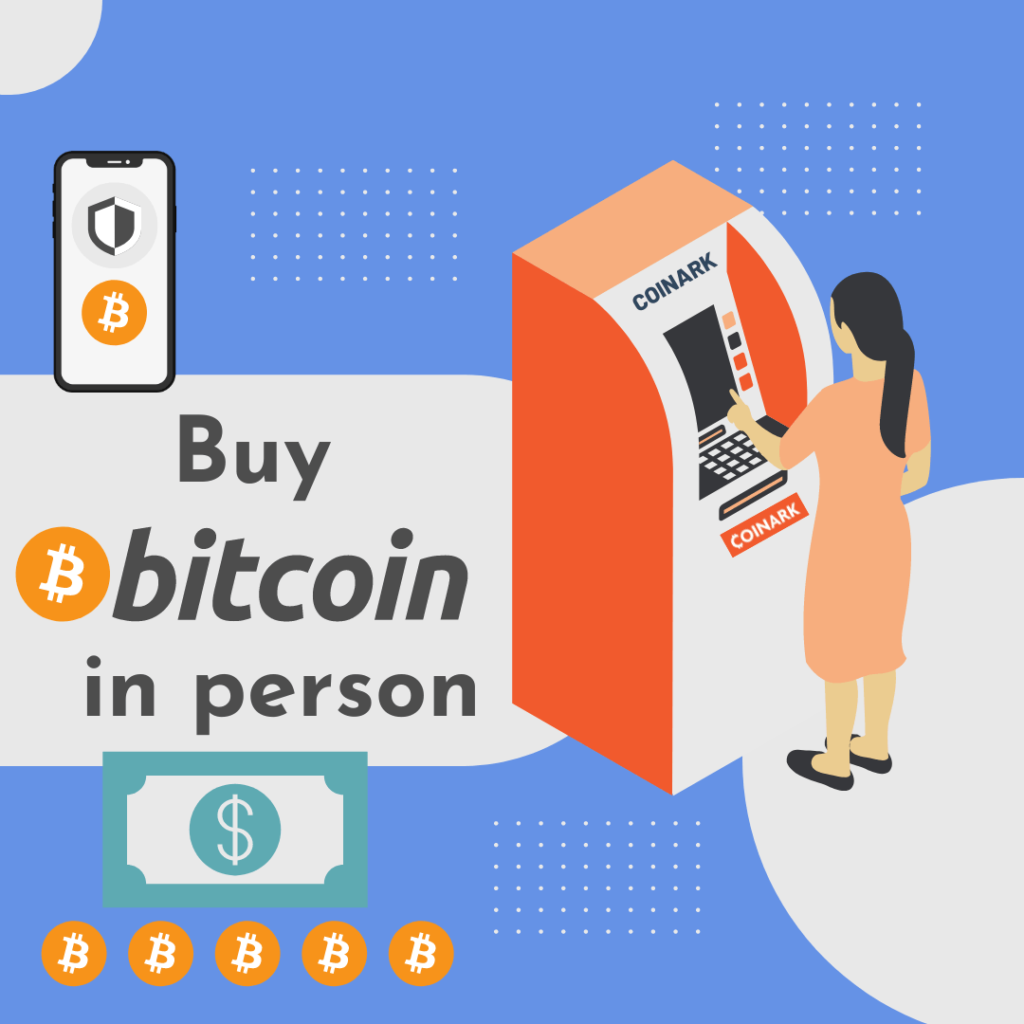 Buy Bitcoin in person with a Coinark Bitcoin ATM