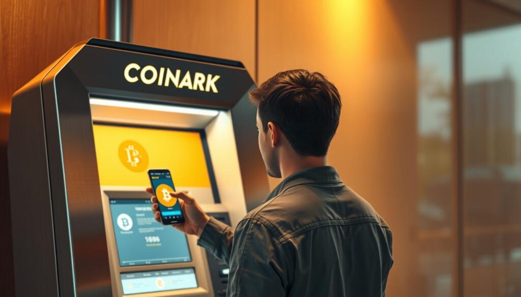 Bitcoin ATM transaction process