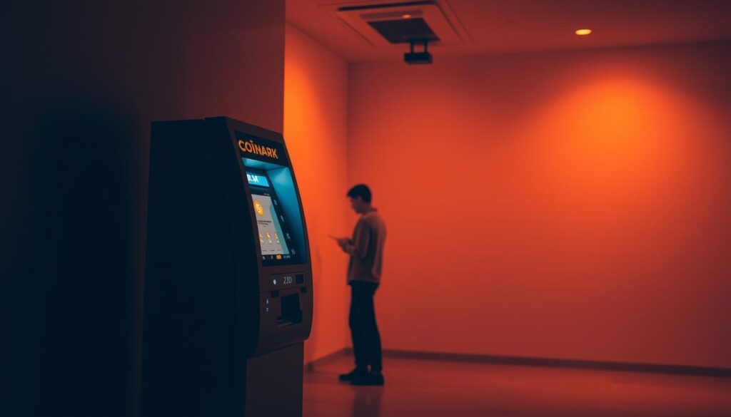 Bitcoin ATM transaction process