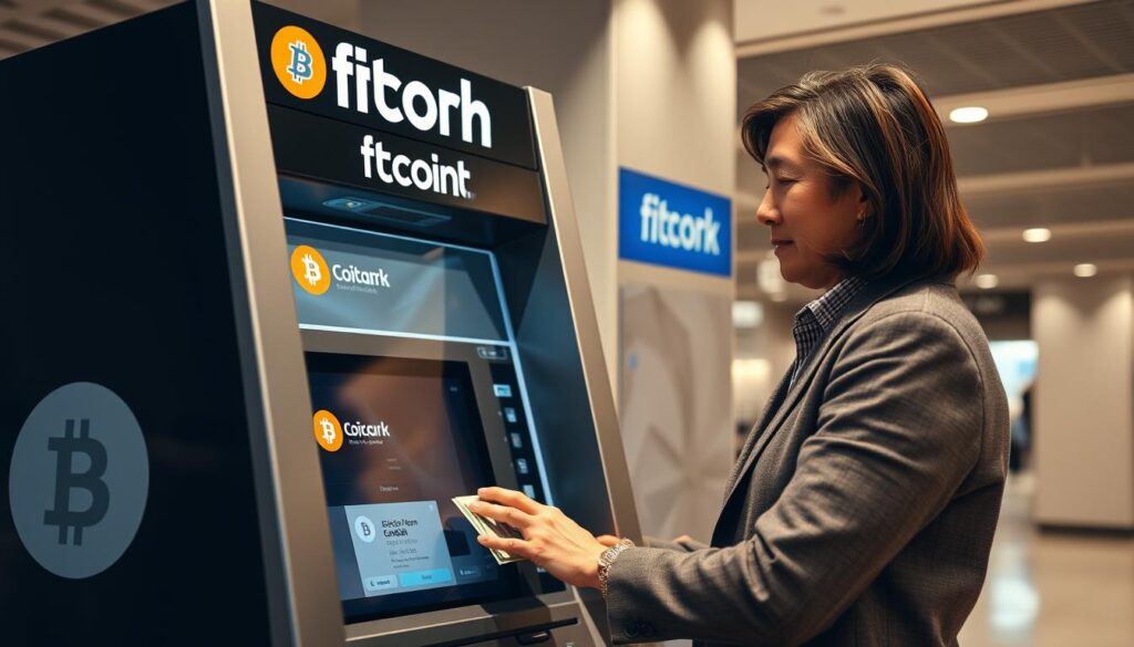 Bitcoin ATM transaction process