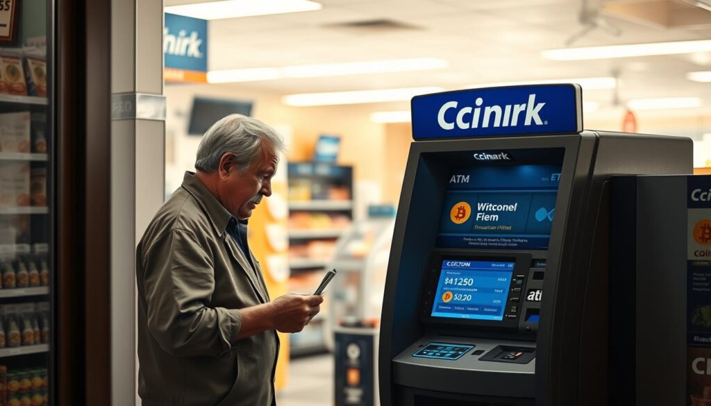 BTC ATM machines Erie fees