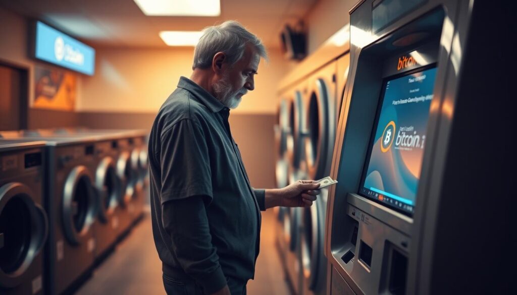 Bitcoin ATM interface
