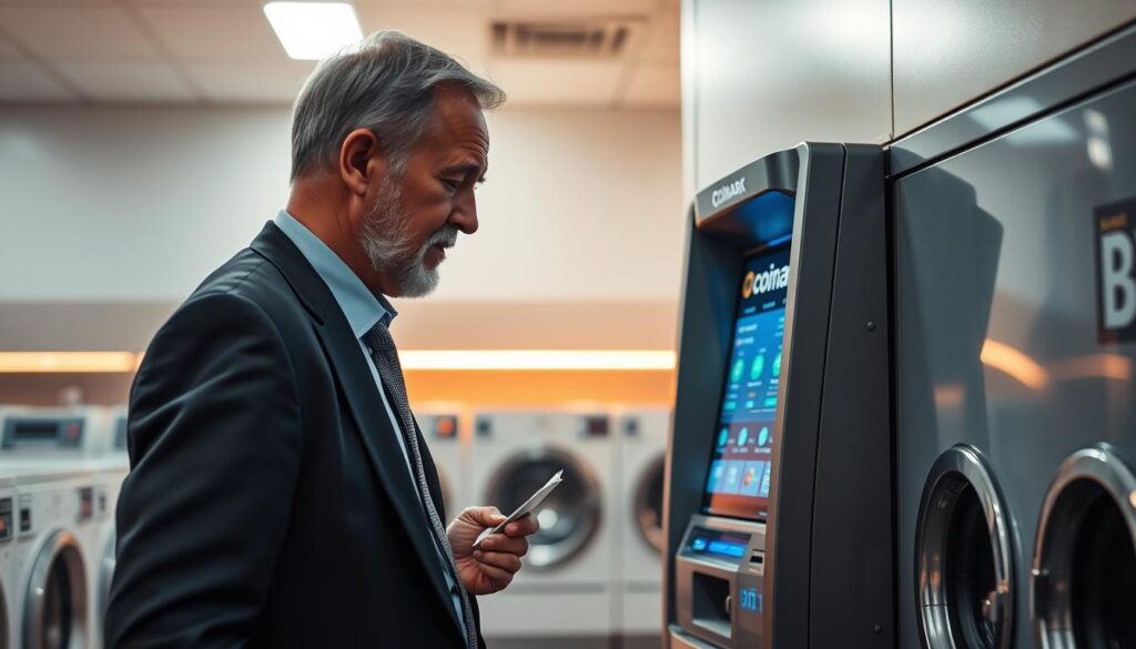 Bitcoin ATM transaction process